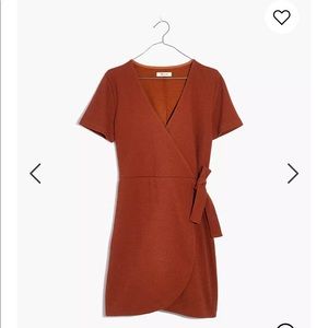 Madewell Texture & Thread Side Tie Wrap Dress